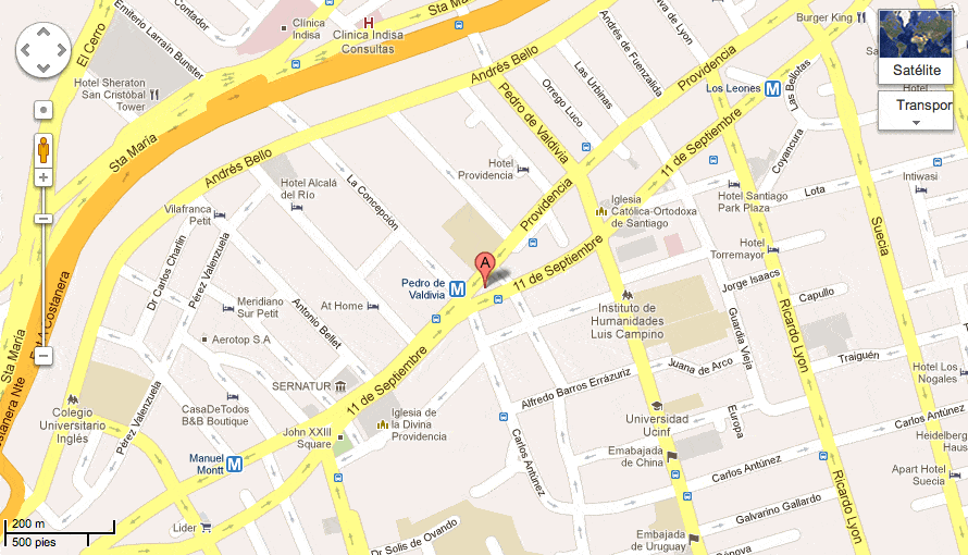 Google Maps en smartphone con ubicación y ruta